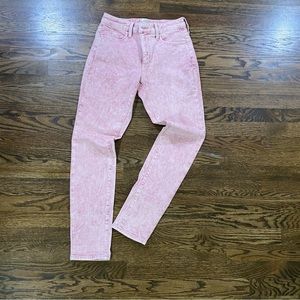 2/26R or 4/26R High rise skinny jeans  pink deninm